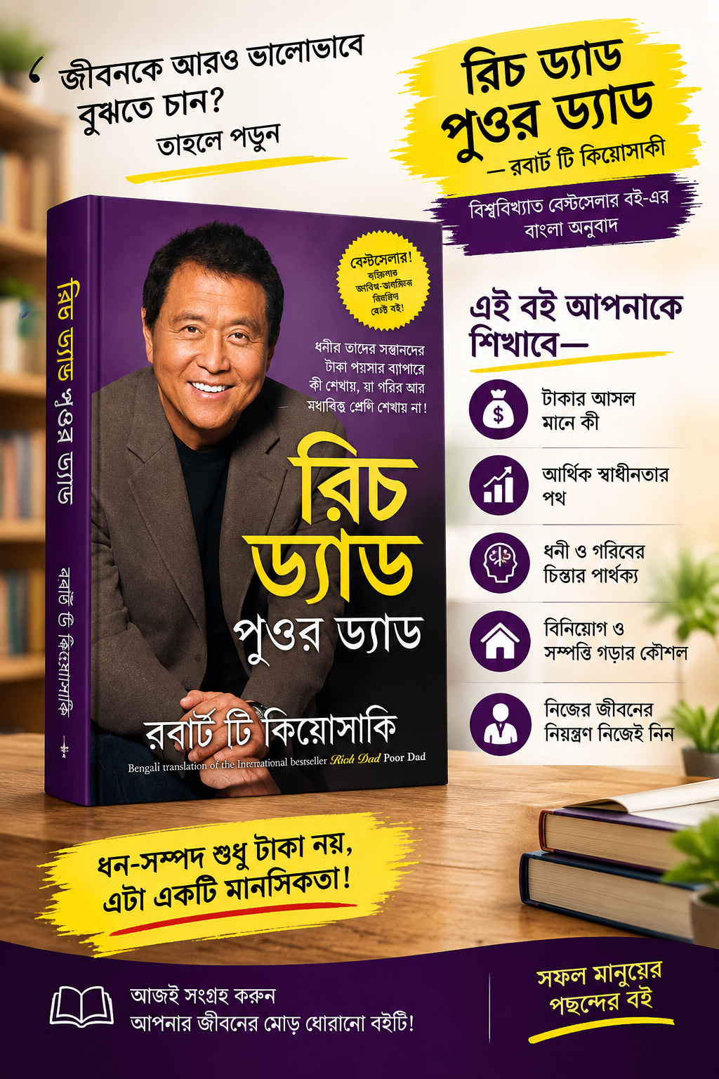 Rich Dad Poor Dad - In Bengali Edition