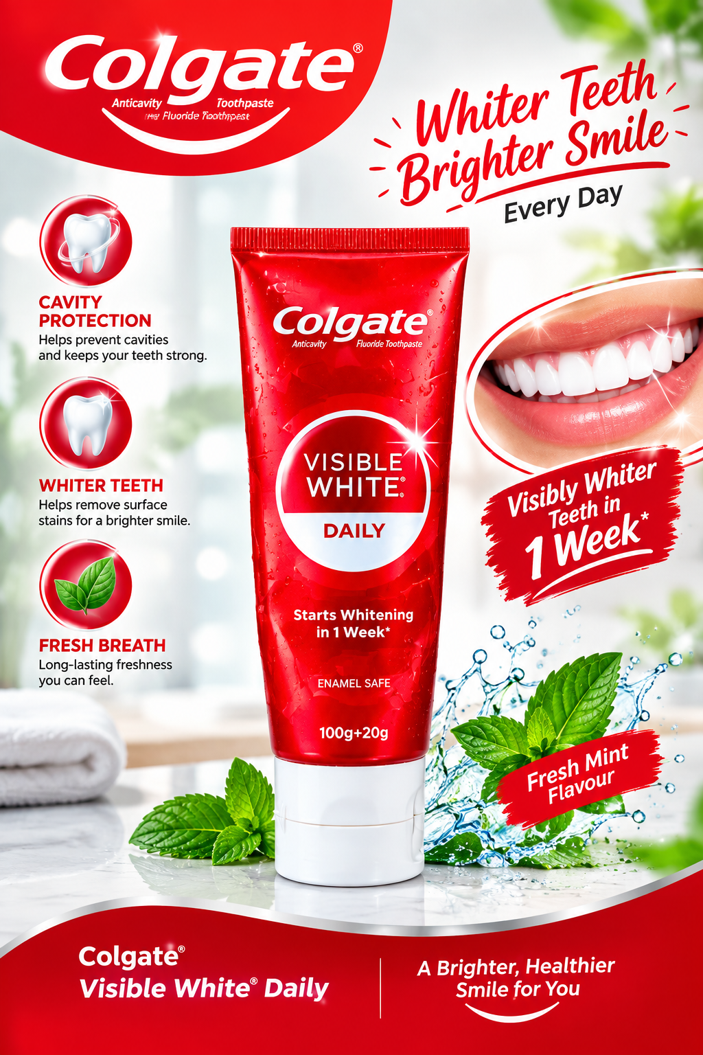 Colgate Visible White - 120 Grm