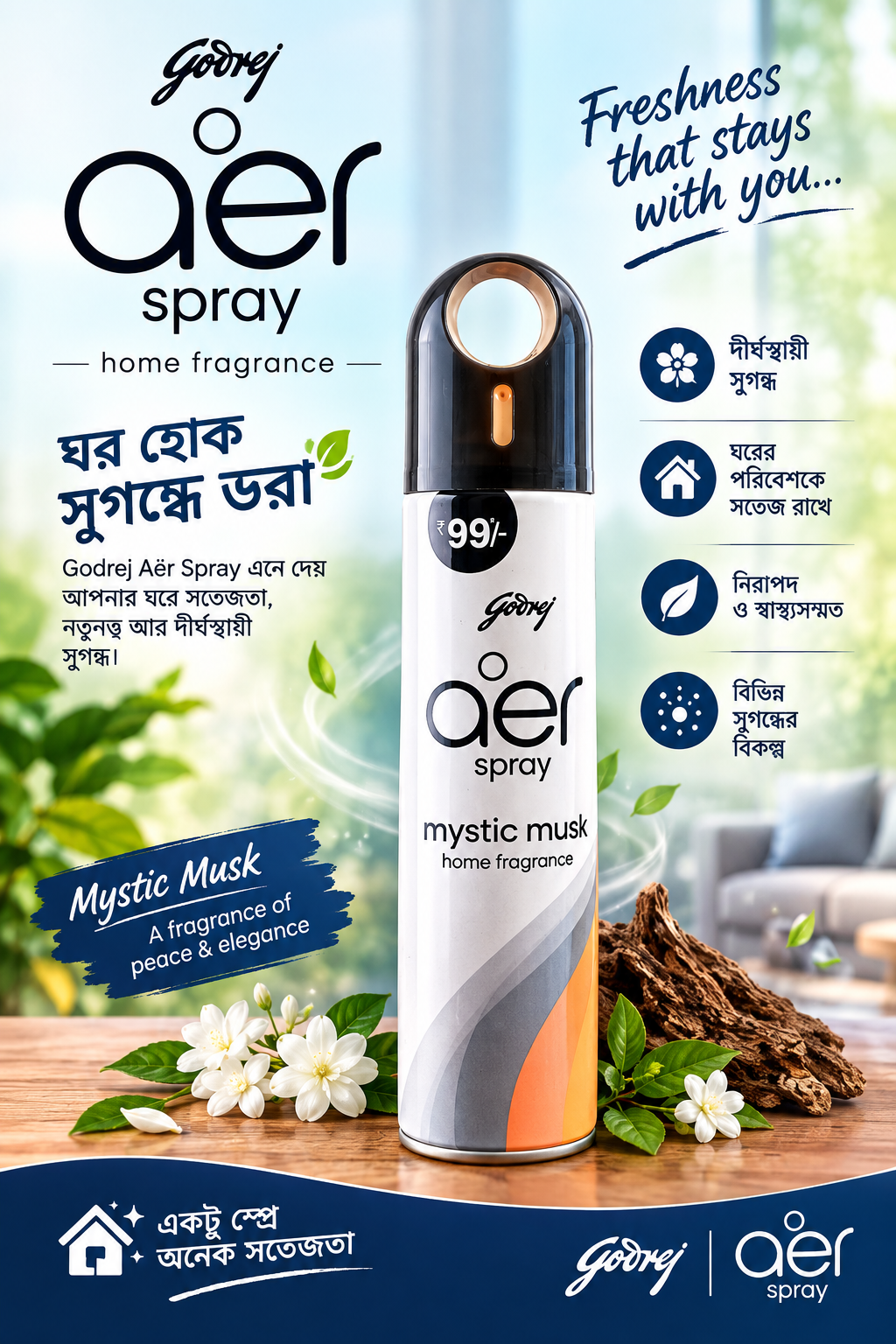 Godrej Aer Spray - Room Freshener