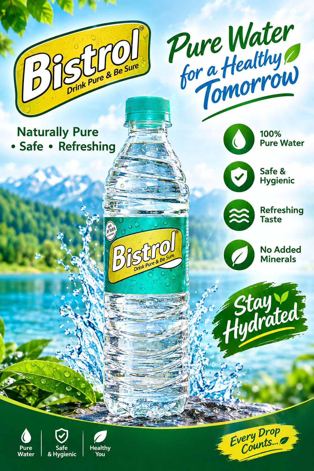 Bistrol Packeged Drinking Water 500ML