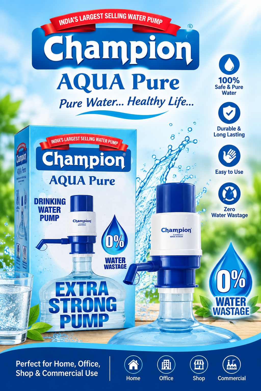 Champion Water Pump Dispenser