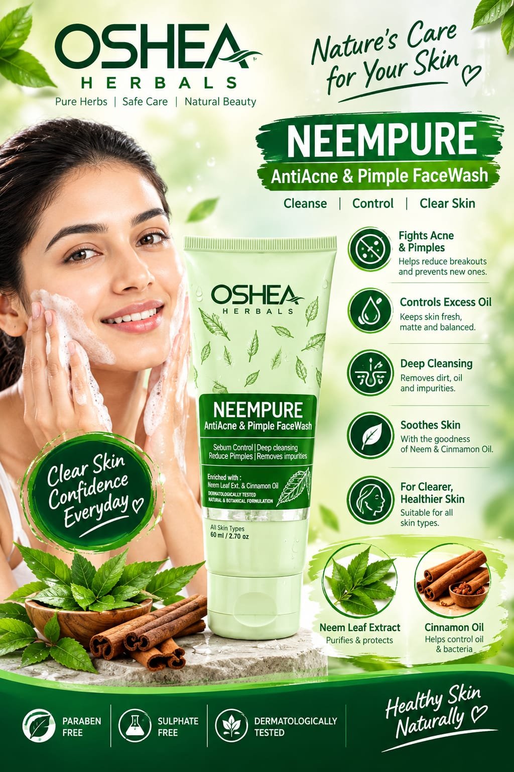 Oshea Harbal Facewash